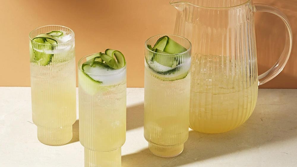 Green summer spritzer