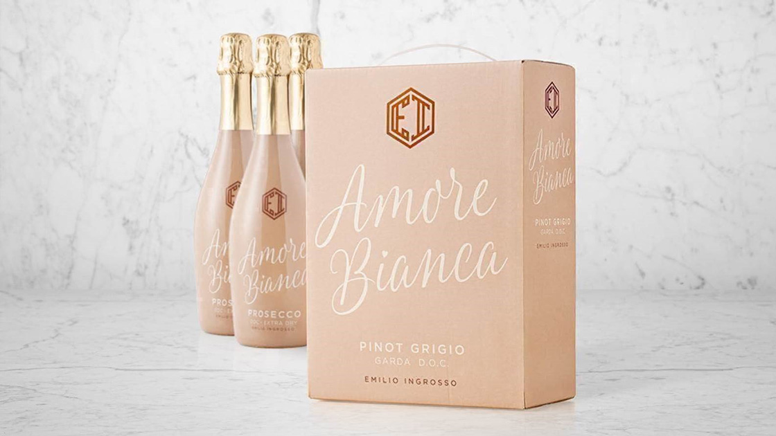 Krögarparet Åsa och Emilio Ingrosso lanserar Sveriges första Pinot Grigio på box – Amore Bianca Pinot Grigio