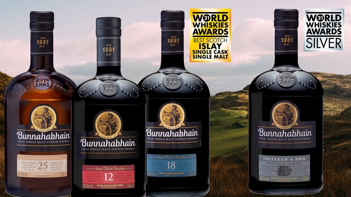 Prisregn över Bunnahabhain i whiskytävling