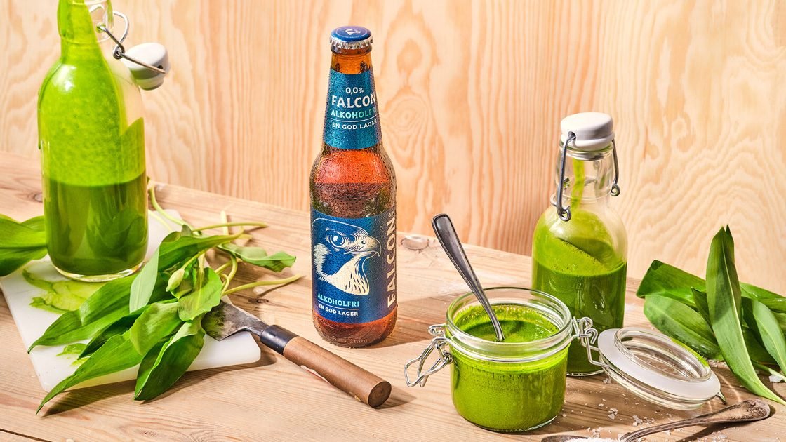 Marinad av ramslöksolja Marinad av ramslöksolja