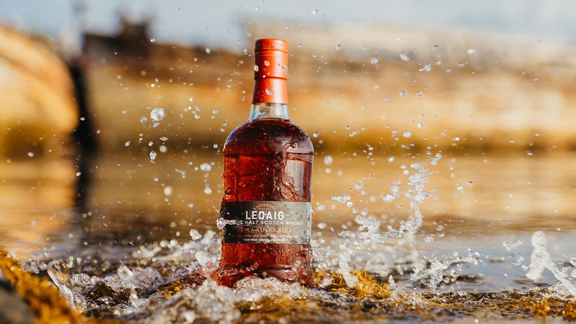 Ledaig Sinclair Series Rioja Cask Finish, första lanseringen i Ledaig Sinclair Serien i mycket liten upplaga