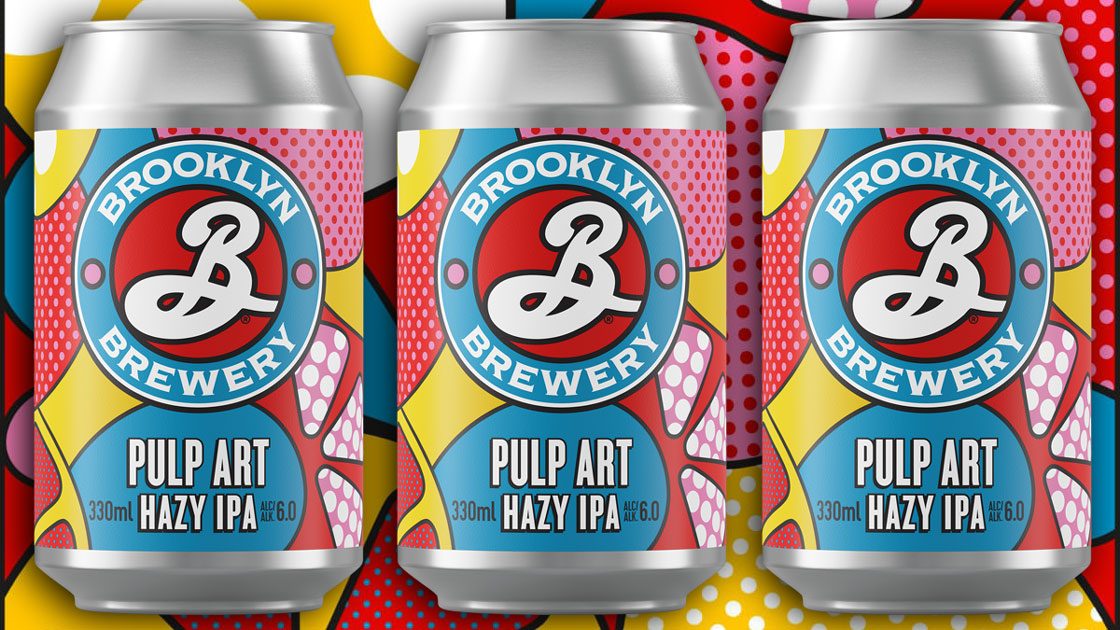 Brooklyn Brewery lanserar Pulp Art Hazy IPA - med smak och design präglad av popkonsten