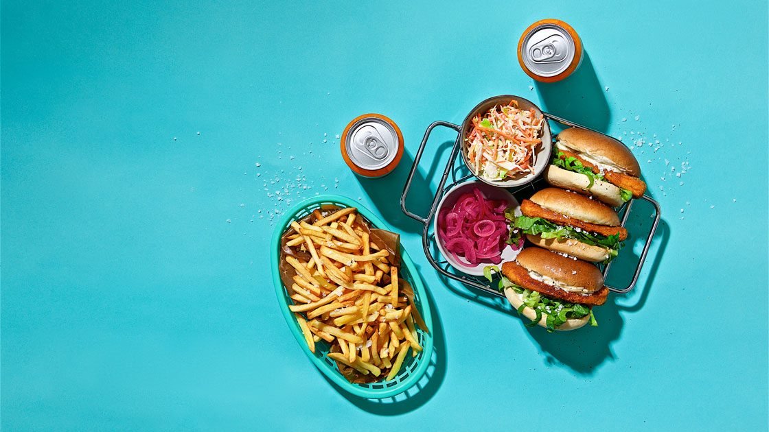 Vegan Crunchy Fillet Burger